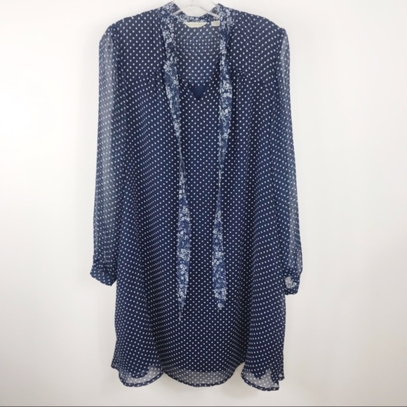 Anthropologie Dresses & Skirts - Anthropologie 11•1•TYLHO POLKA DOT Dress  size Med